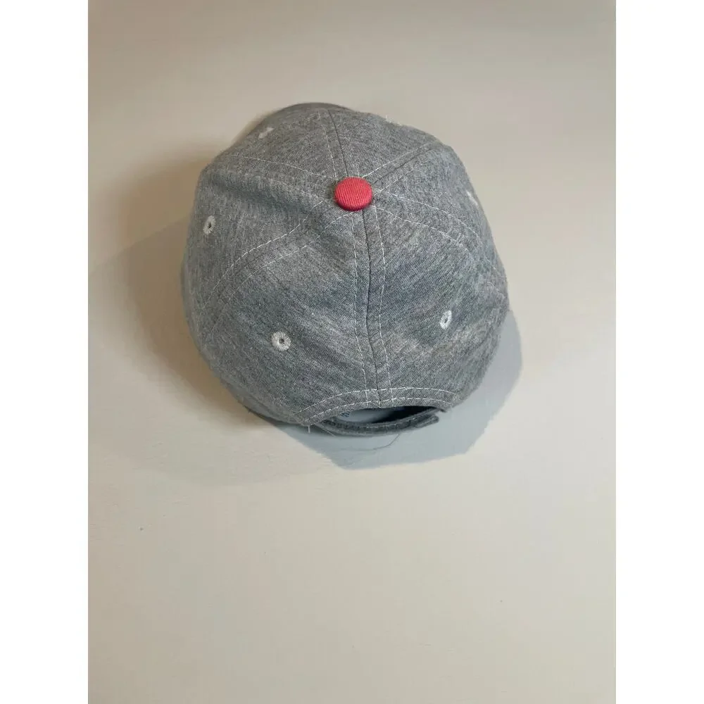 Disney Youth Gray Mickey Mouse Embroidered Cotton Baseball Hat XS